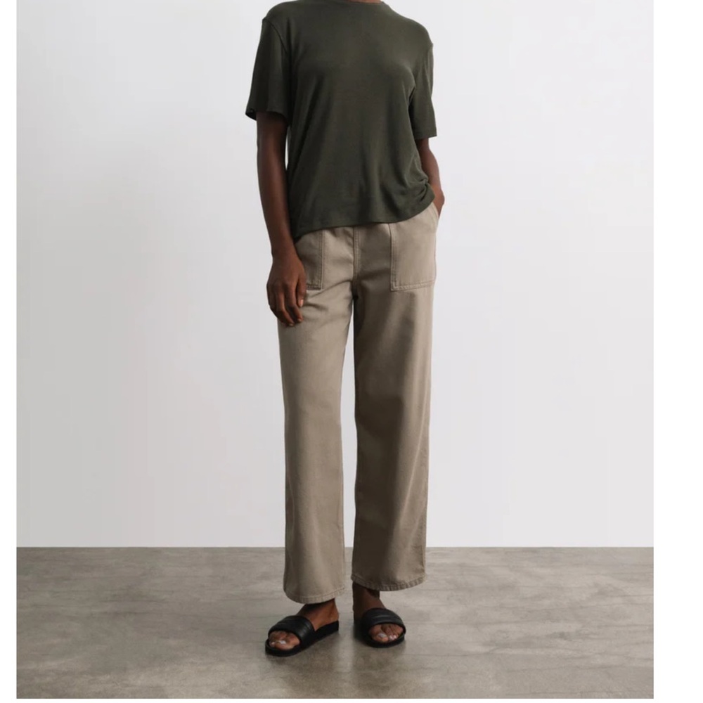 OZMA Olive Green Taupe JUNO Pants
